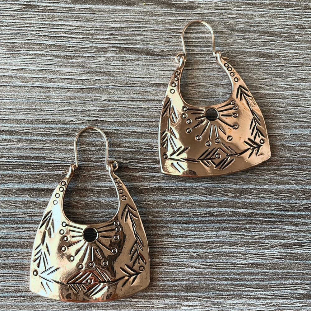Bohemian hoop earrings